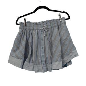 Aerie Size Medium Stripe Skort Skirt